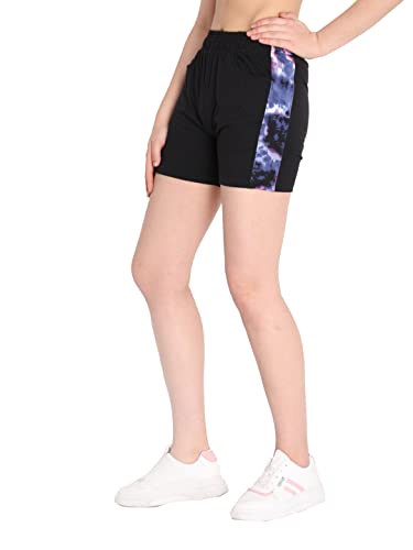 Image of CHKOKKO Women's Regular Cotton Regular Fit Plain Shorts for Women