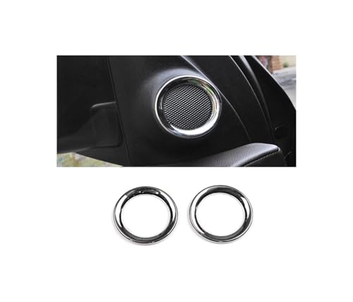 Cache-haut-parleur Jeep Grand Cherokee 2011-2020 en argent brillant haut de gamme
