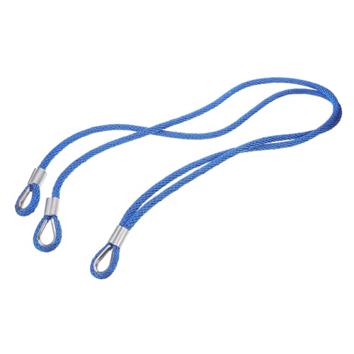 KOMBIUDA Swing Rope Steel Wire Nylon Material High Load-Bearing Capacity for of Swings