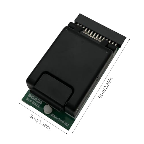 Chip de 5x5 bola completa herramienta burn en 24Pin adaptador socket BGA24 T76 5
