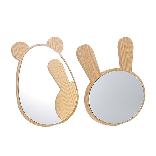 Set de 2 espejos de maquillaje de escritorio FOMIYES