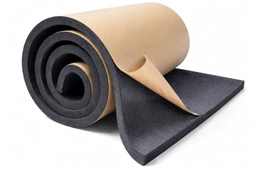 XCEL Marine Foam Roll with Self Adhesive - Black...