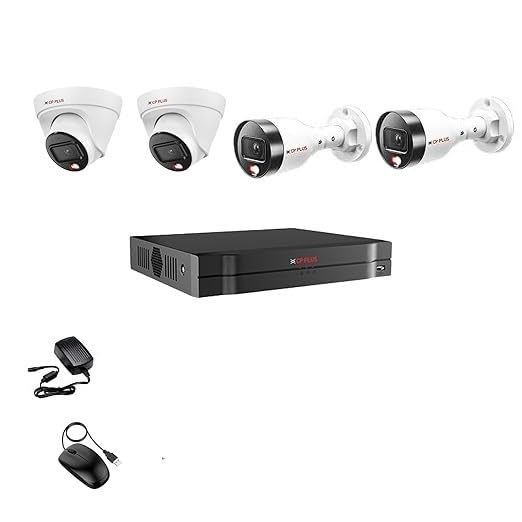 CP Plus 4MP IP Network STQC Model Wired Colour Vision in Night with Audio 4 CCTV Camera Set with (8CH NVR,4 MP Outdoor bullete-2Nos,4MP Indoor Dome-2Nos,(Without Hard Drive)-image-37