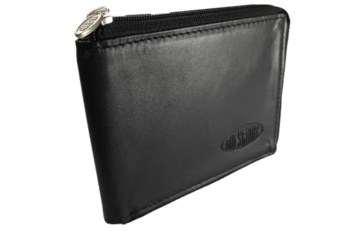 Image of Big Skinny Women's Slimvelope Leather Tri-Fold Checkbook Slim Wallet, Holds Up to 40 Cards