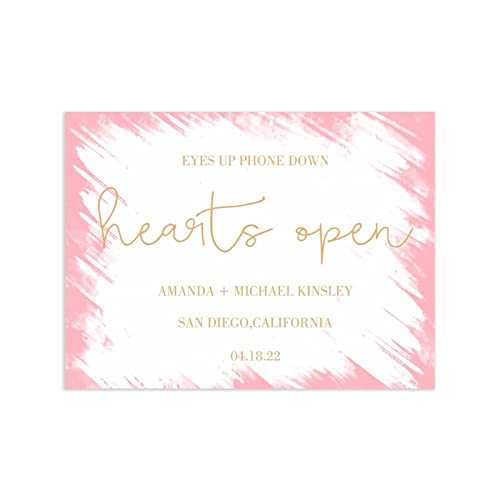 Panneau bienvenue mariage personnalisable 50x75 cm imprimable - 3