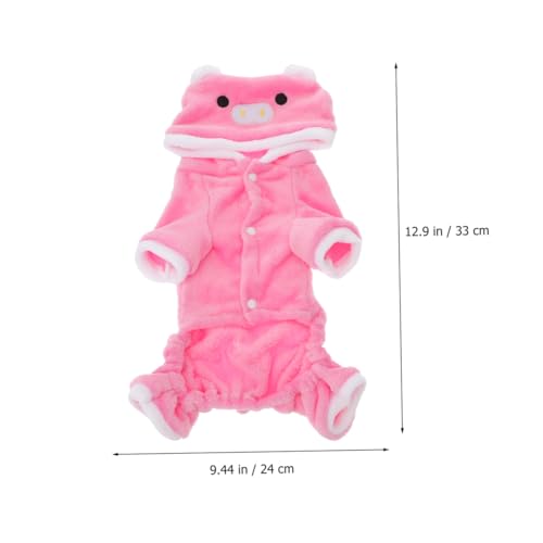 Disfraz pequeño Pig para perros tamaño L miniatura 2