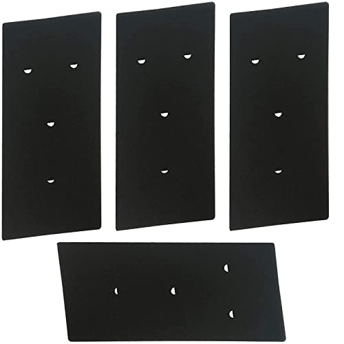 MEISO 4 Pièces Filtres pour Sèche-Linge Bauknecht Privileg Whirlpool HX 481010716911, Sèche-Linge à Pompe à Chaleur, Filtre éponge, Séchoir à Condensation, 230 x 115 x 14 mm