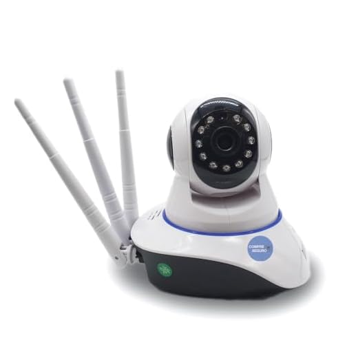 Câmera Babá Eletrônica com 3 Antenas, Wifi, HD