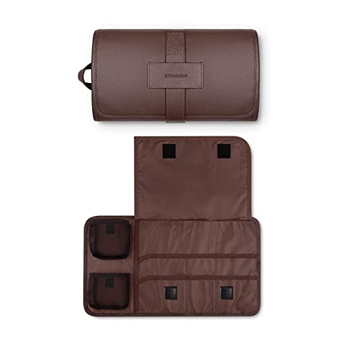 Störtebekker® Premium Hombre - Estuche de afeitado hecho a mano para el cuidado de la barba, cepillo de afeitar, cepillo de afeitar y accesorios - Neceser y bolsa de aseo