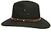 Akubra Coober Pedy Opal Hair Felt Hat Women/Men Black 6 5/8