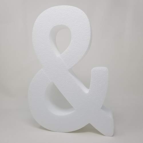 Free Standing - EPS Smooth Foam Symbols for Weddings, Cakes, Arts & Crafts - 12