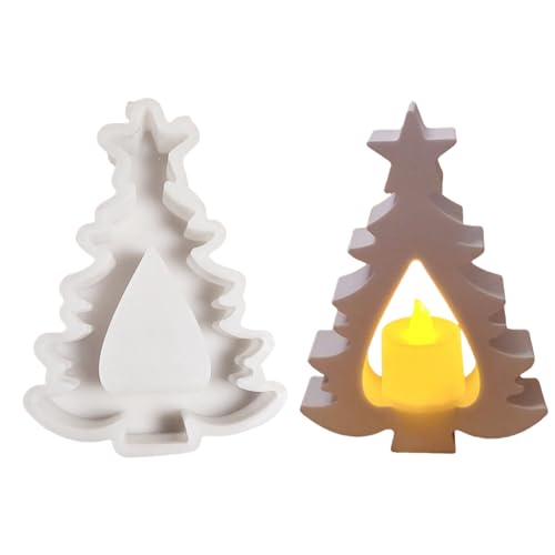 Molde de soporte para moldes con forma de árbol de Navidad, moldes fáciles de desmoldar para soporte de árbol de Navidad