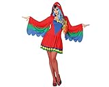 Disfraz adulto de Atosa para mujeres de color rojo. Talla: M-L .