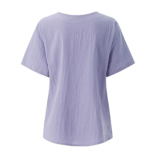 Blusa feminina casual com estampa de primavera, gola redonda, manga raglã, bainha com fenda, manga c