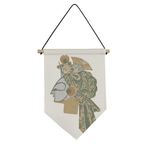 Drapeau chinois en toile avec tête de jeu pour salle de gaming