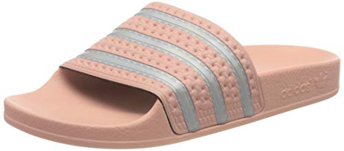 adidas Adilette W, Zapatillas de Running Mujer, Hazcor Ftwwht Hazcor-Cuchillo, 39 EU