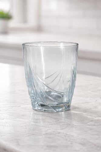 Image of Clear Glass Drinking Glasses Set for Water, Juice, Beverages, Set of 6 (Juice-BB)