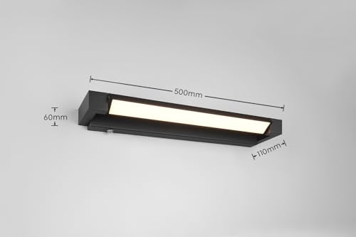 Applique LED salle de bain éclairage modulable contre reflets - 6