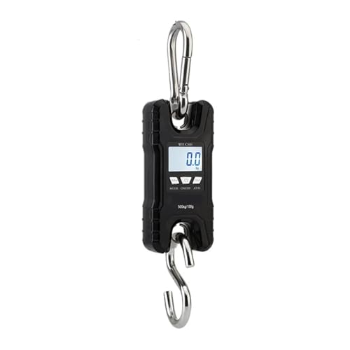 Báscula de cocina Digital de 150KG/100G balanza electrónica for maletas de viaje pesas báscula de pesca para construcción, fábrica(Black)