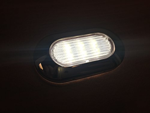 2 Of Pactrade Marine Boat Nature White Light 6 Led Ss304 Housing Surface Mount 22Lm Ip67 #TOP1