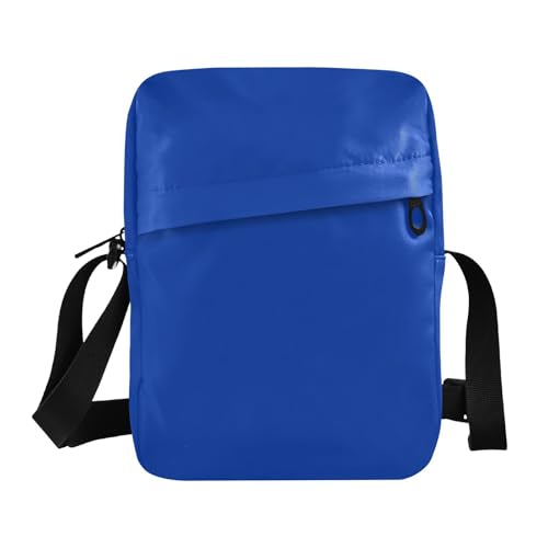 messenger bag crossbody bag men Casual Womens Purse Adjustable Strap for business business- Sapphire Blue