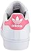 adidas Originals Unisex Superstar Running Shoe White/Real Pink/Real Pink, 4 Big Kid