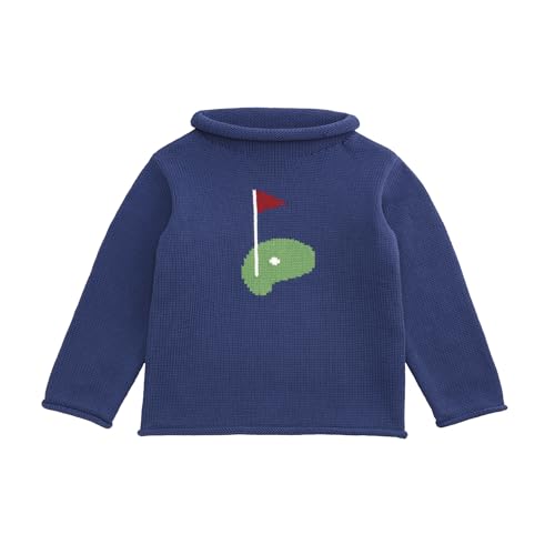 Mud Pie Baby Boys Kids Golf Rollneck Sweater