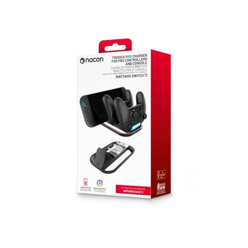 Support de chargement pour la Nintendo Switch 2 et de 2 manettes Switch Pro. - vue 3