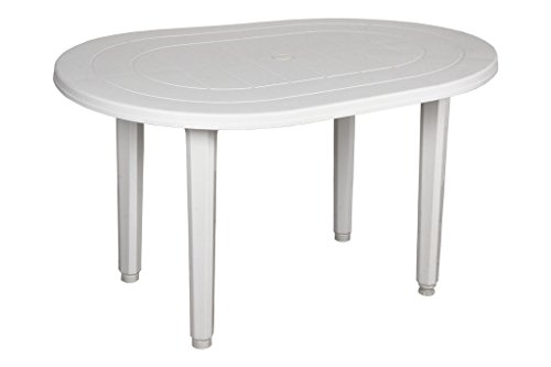 Mesa Oval Blanca