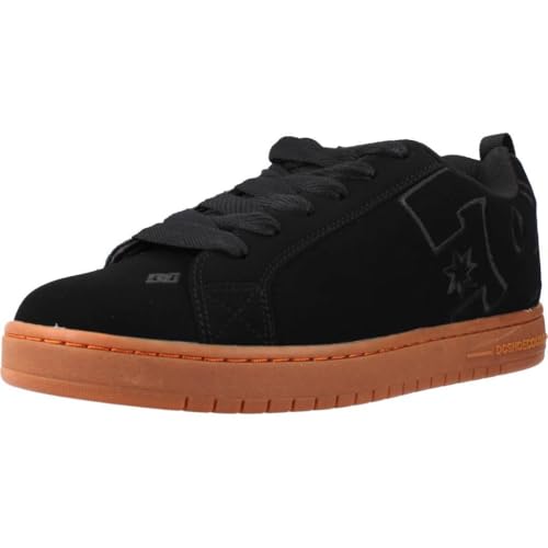 Dc Shoes Men's Court Graffik Black/Gum 5 UK 38 EU