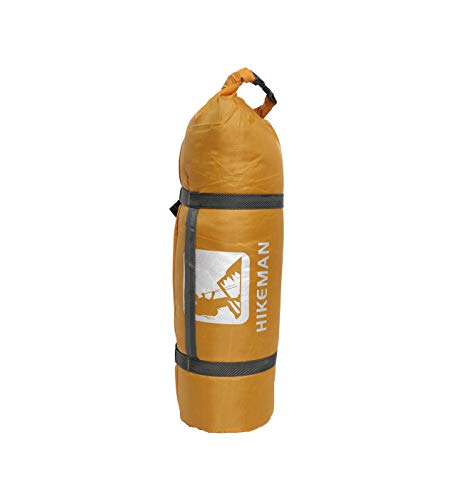 HIKEMAN Exprimidor Ajustable para Tiendas de campaña, Bolsa de Dormir, Bolsa Ligera para Camping, Actividades al Aire Libre (Amarillo,s)