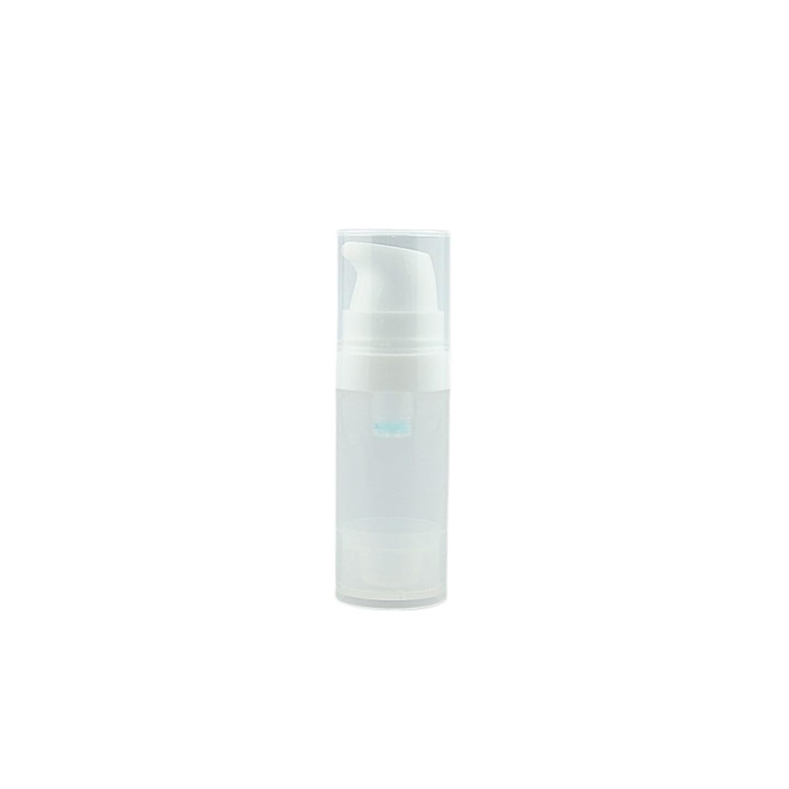 SKPVPOKOYL 3Pcs Press Type Vacuum Cosmetics Plastic Bottles For Travel Sample Bottles(10ml White 3Pcs)