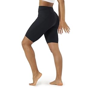 LAPASA Short de Sport & de Yoga Femme Legging Court Cycliste Fitness Gym Pilates Taille Haute Gainant Amincissant L52A1/B1