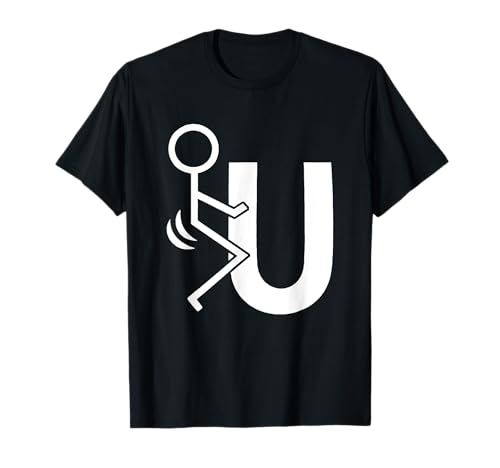 Fck You Funny Stick Figure Dark Humor Joke T-Shirt