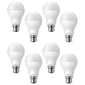 Havells Led Adore 9W B22D 3 Star Lamp (Cool Day Light, Pack of 8)