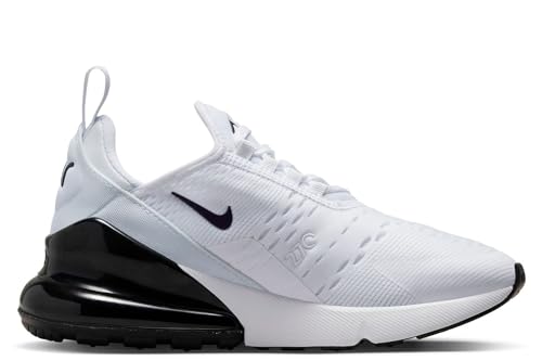 NIKE Air Max 270 Grade School Lifestyle Shoes (White/Blue)2