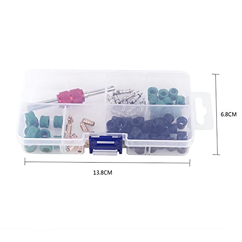 Image of Air Conditioning Repair Ac Valve Core Kit, Air Conditioning Line Repair Tools, Ac Valve Core Removal Tool with Removal and Install Accessory Storage Box A /C