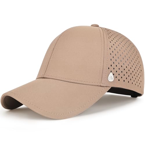 Image of AOPREL Baseball Cap Breathable Mesh Golf Hat Quick Dry Adjustable Baseball Hats for Men and Women Sport Running Workout