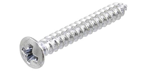 ALLPARTS (I[p[c) M^[/x[XEubWtplW GS-3364-010 Pack of 5 Chrome 1-Inch Bridge Mounting Screws