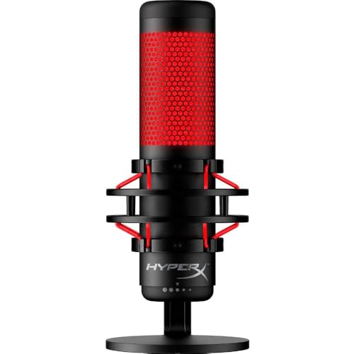 Image of HyperX QuadCast HX-MICQC-BK Streamer/content creator for gamers/PC and PS4
