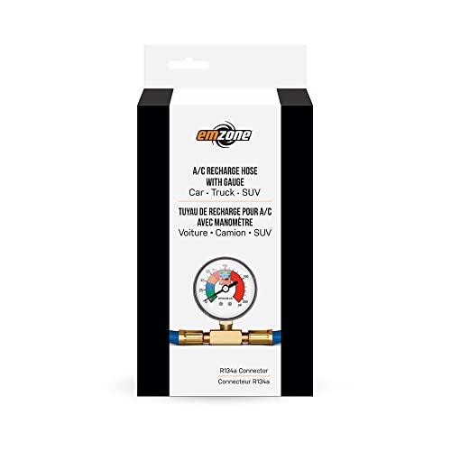 emzone 45715 Multi 1/2 Inch Recharge Hose with Gauge by Emzone - Used condition - CA$13.05