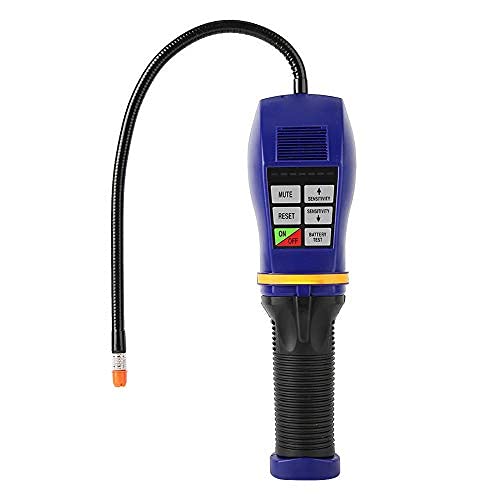 Detector de fugas de refrigerante Aprvtio Detector de fugas de freón halógeno Detector de freón y probador de fugas con batería recargable R134a R12 R11 HVAC Refrigerador de automóvil Cover