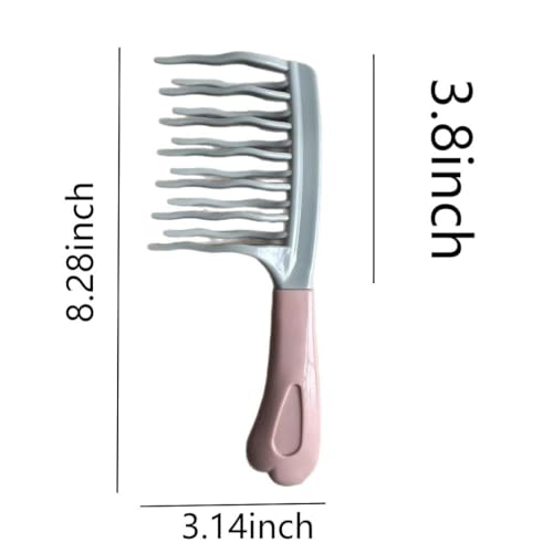 Peine de dientes anchos para cabello rizado 2 unidades miniatura 2