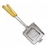 Tostadeira/Sanduicheira Manual para Pão de Forma – Grelha Torradeira Portátil, Antiaderente, Ideal para Fogão