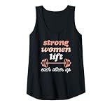 Womens Female Empowerment Weight Lifting Feminist Tank Top