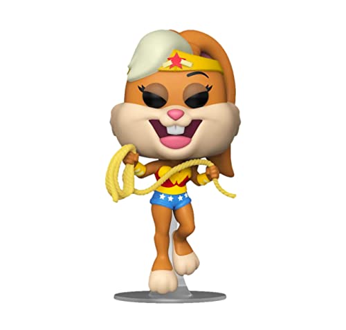 Pop Funko DC Looney Tunes # 890 Lola Bunny como Wonder Woman,