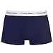 Calvin Klein 3p Low Rise Trunk Bóxer, Multicolor (White/Red/Navy), XL (Pack de...