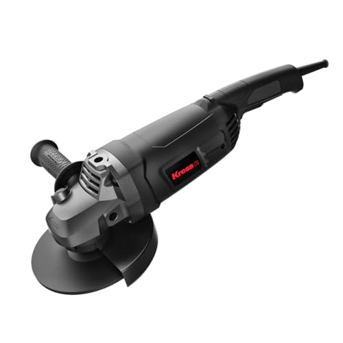 Image of Kress KU730 2200W 180mm Angle Grinder | 8400 RPM High-Speed Electric Grinder with Spindle Lock, Waterproof Design & Auxiliary Handle | Heavy-Duty Tool for Cutting, Grinding & Polishing