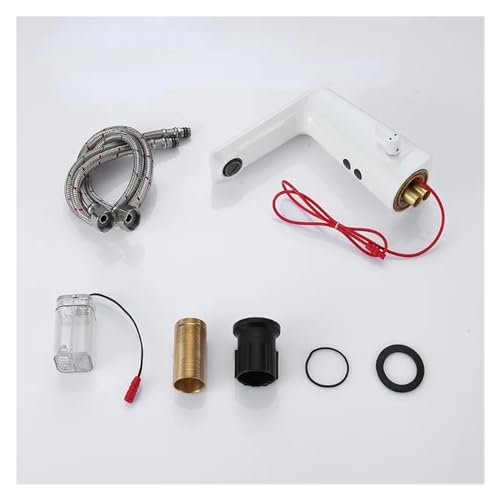 Grifos de baño de cobre con sensor táctil inteligente para lavabo 6