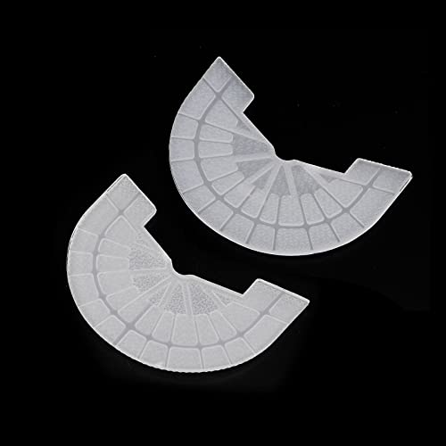 Image of HARFINGTON 1pair Shoe Sole Protector for Sneakers Size 10-11 Non Slip Pad Heel Plates Repair for Men and Women, Transparent